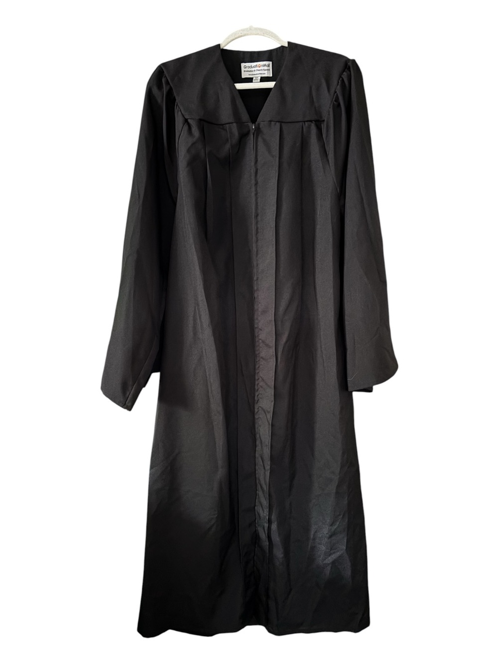 Classic Black Graduation Gown by Graduation Mall - Picture 2 of 3